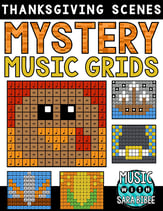 Thanksgiving Mystery Music Grids - Bundle Digital Resources